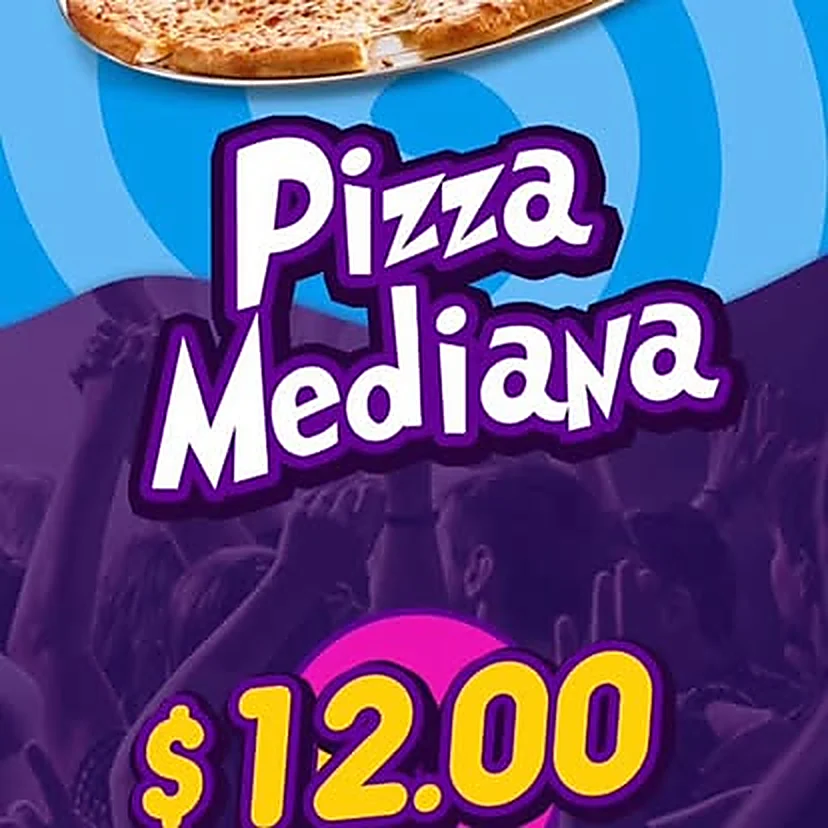 Pizza de queso recién horneada.